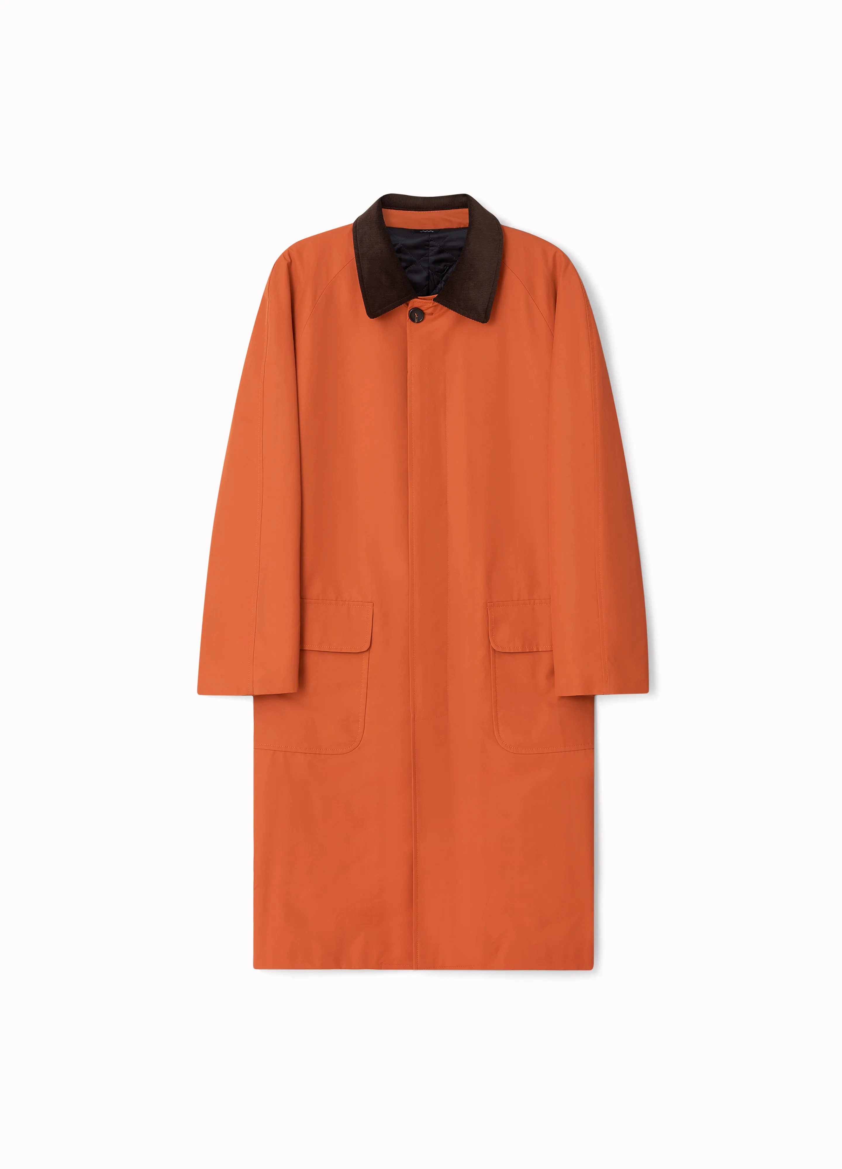 Nelson Raglan Coat - Orange