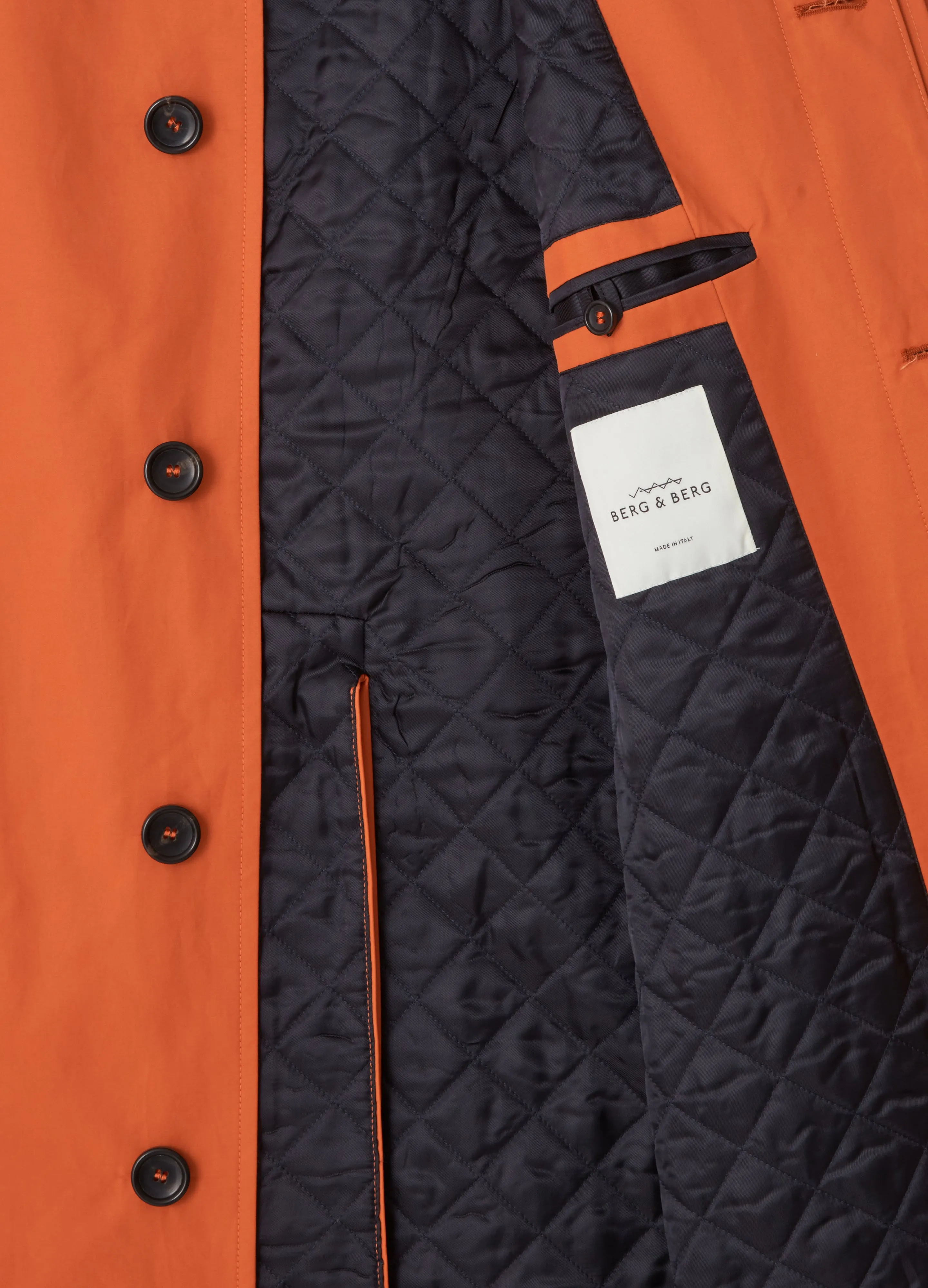 Nelson Raglan Coat - Orange