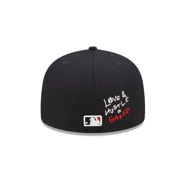 New Era 59Fifty Fitted Atlanta Braves Team Heart (Navy)