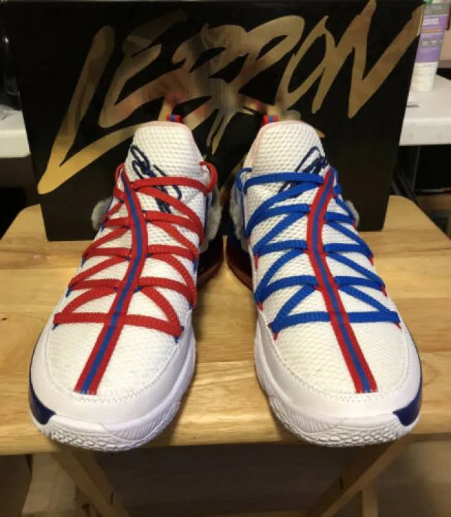 Nike lebron 17 xvii low tune squad white