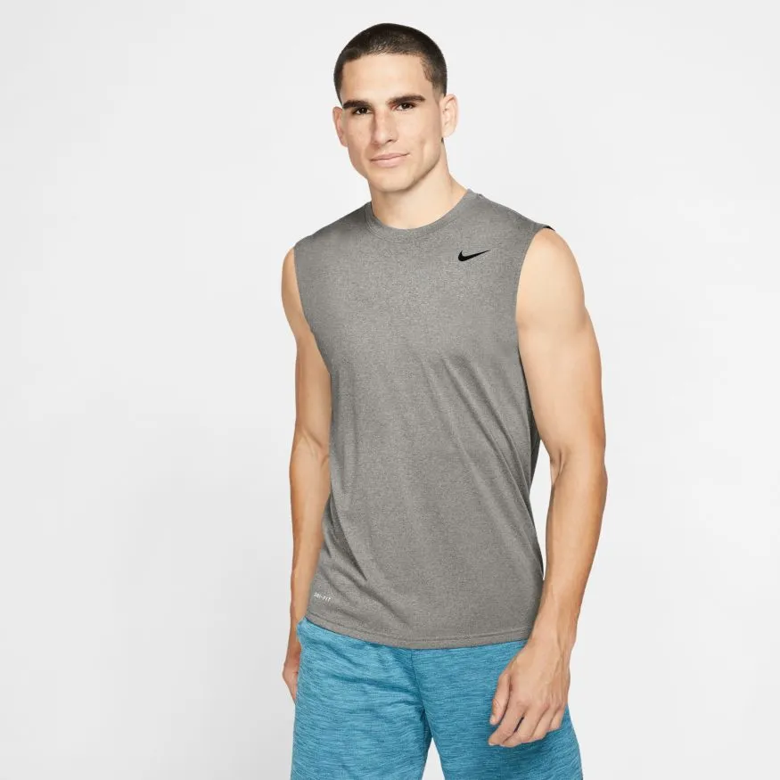 NIKE MEN'S DRI-FIT LEGEND TRAINING GREY SINGLET