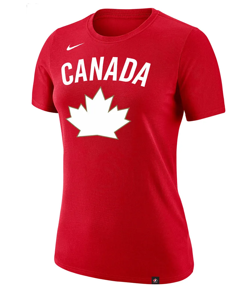 NIKE TEAM CANADA WOMEN'S DRI-FIT LEGEND HERITAGE T SHIRT