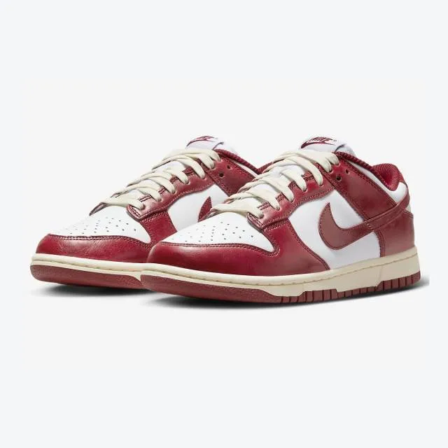 Nike Women's Dunk Low Premium (Vintage Red/ White/ Team ...