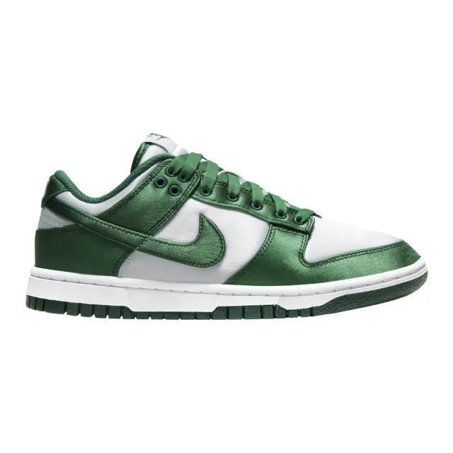 Nike Women's Dunk Low (Satin Green/ White/ Team Green) S...