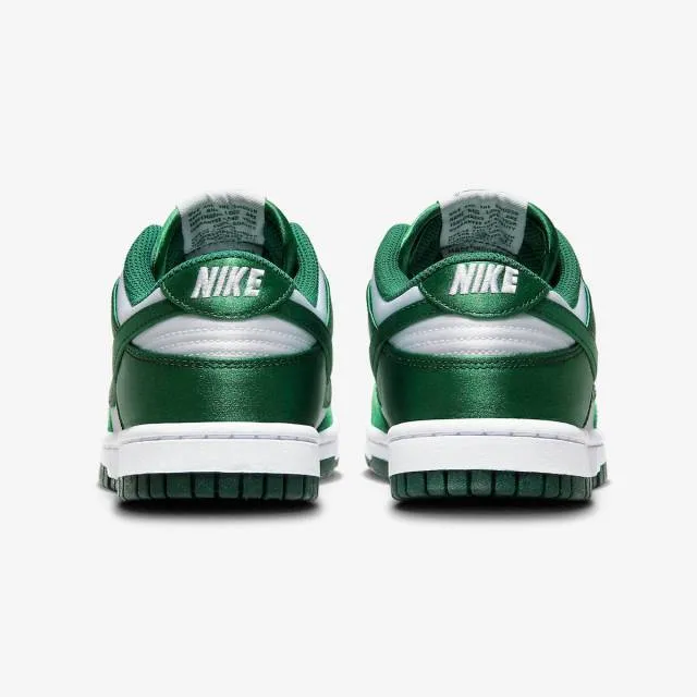 Nike Women's Dunk Low (Satin Green/ White/ Team Green) S...