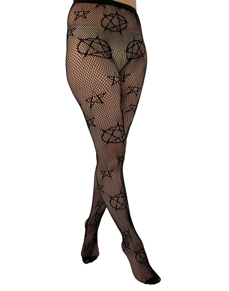 Pentagram Net Tights | Dark Ages