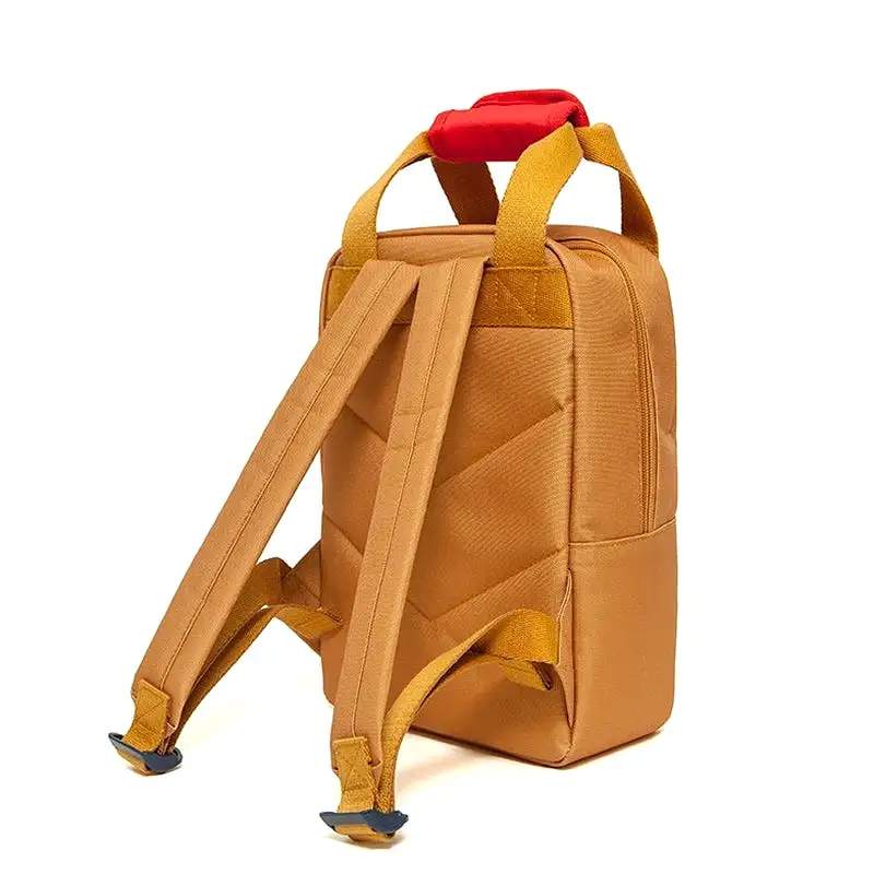 Petit Monkey Block Backpack Small - Inca