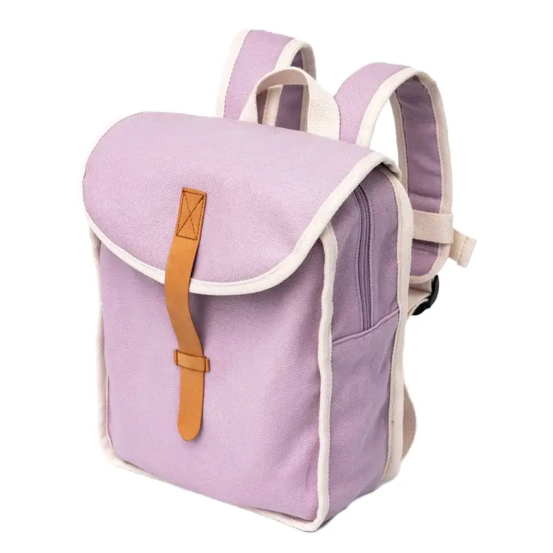 Petit Monkey Recycled Cotton Backpack - Lilac