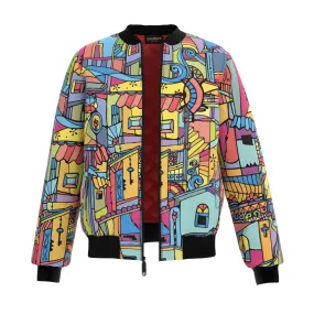 Porta Peach Bomber Jacket