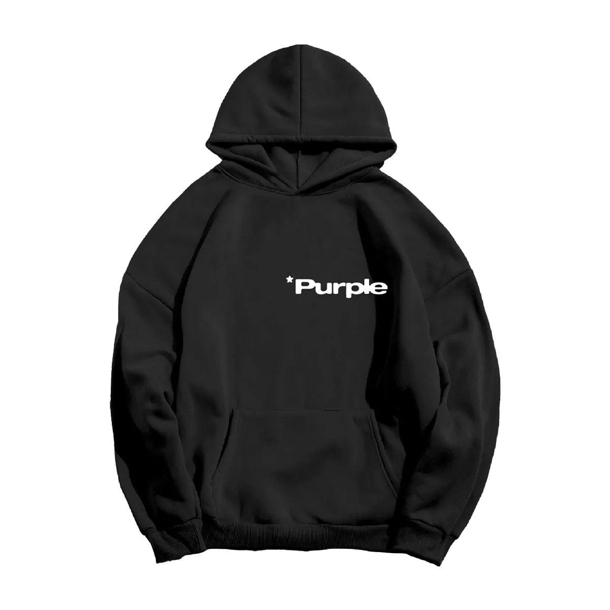 Purple Brand Mens French Terry PO Hoodie P410-FBBS123 Black Beauty