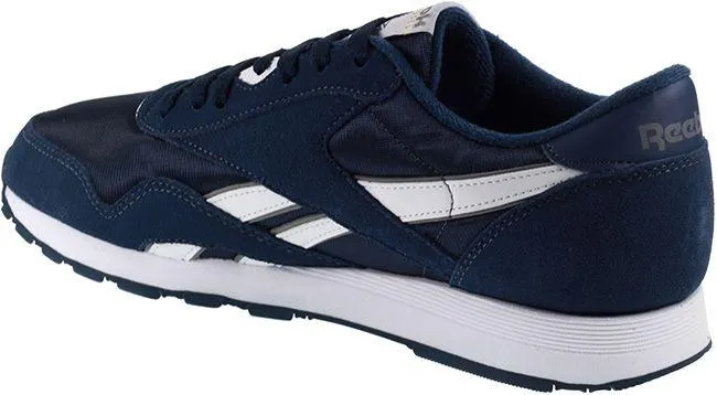 Reebok Mens Classic Nylon Team Navy Platinum