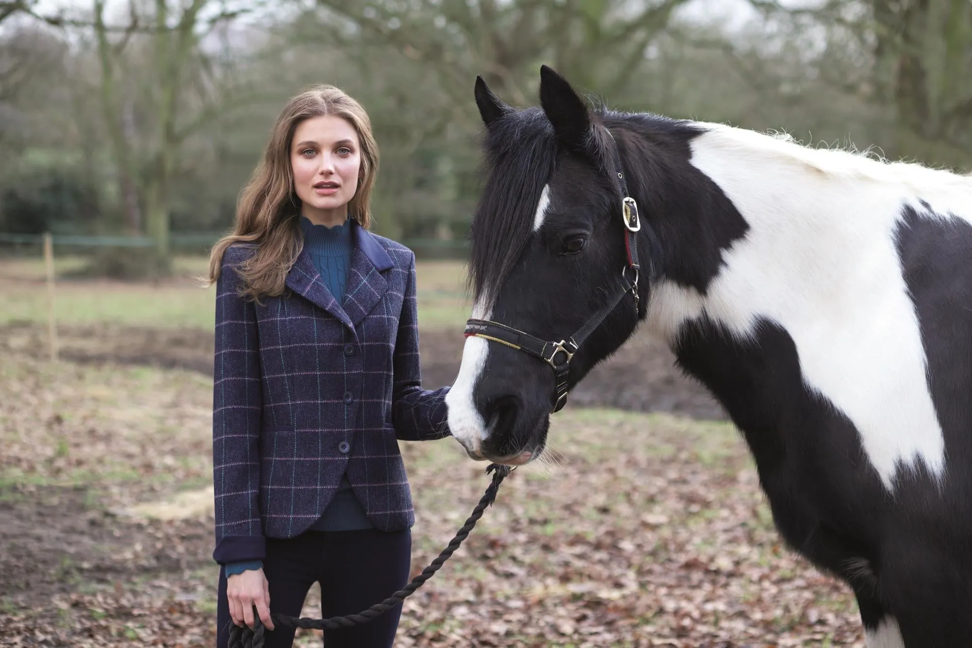 Sasha Tweed Jacket - Navy Dreamer