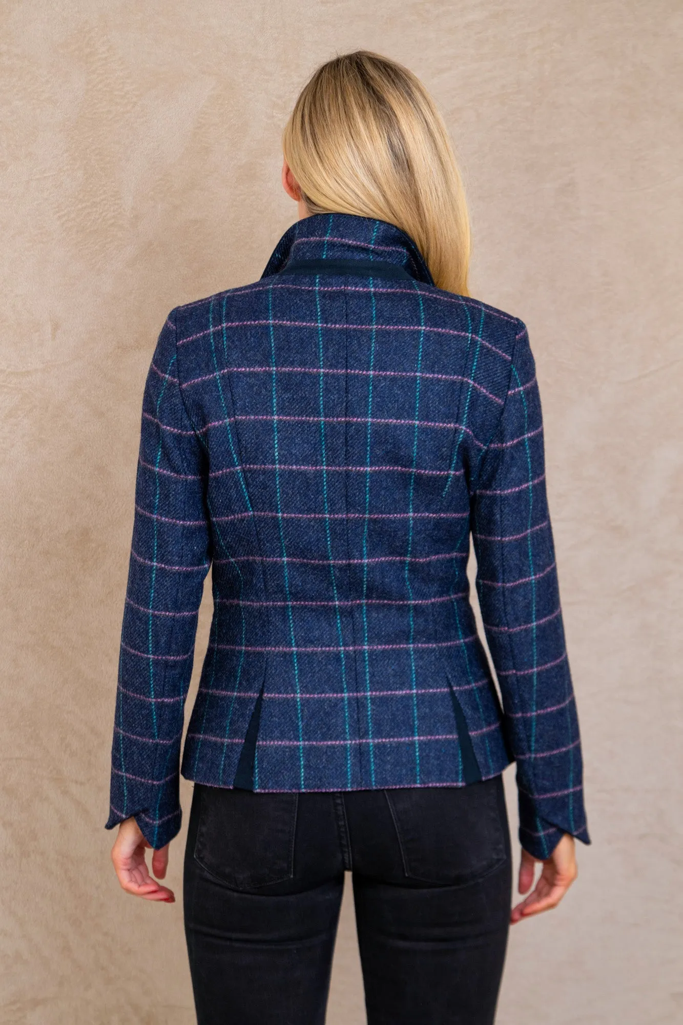 Sasha Tweed Jacket - Navy Dreamer