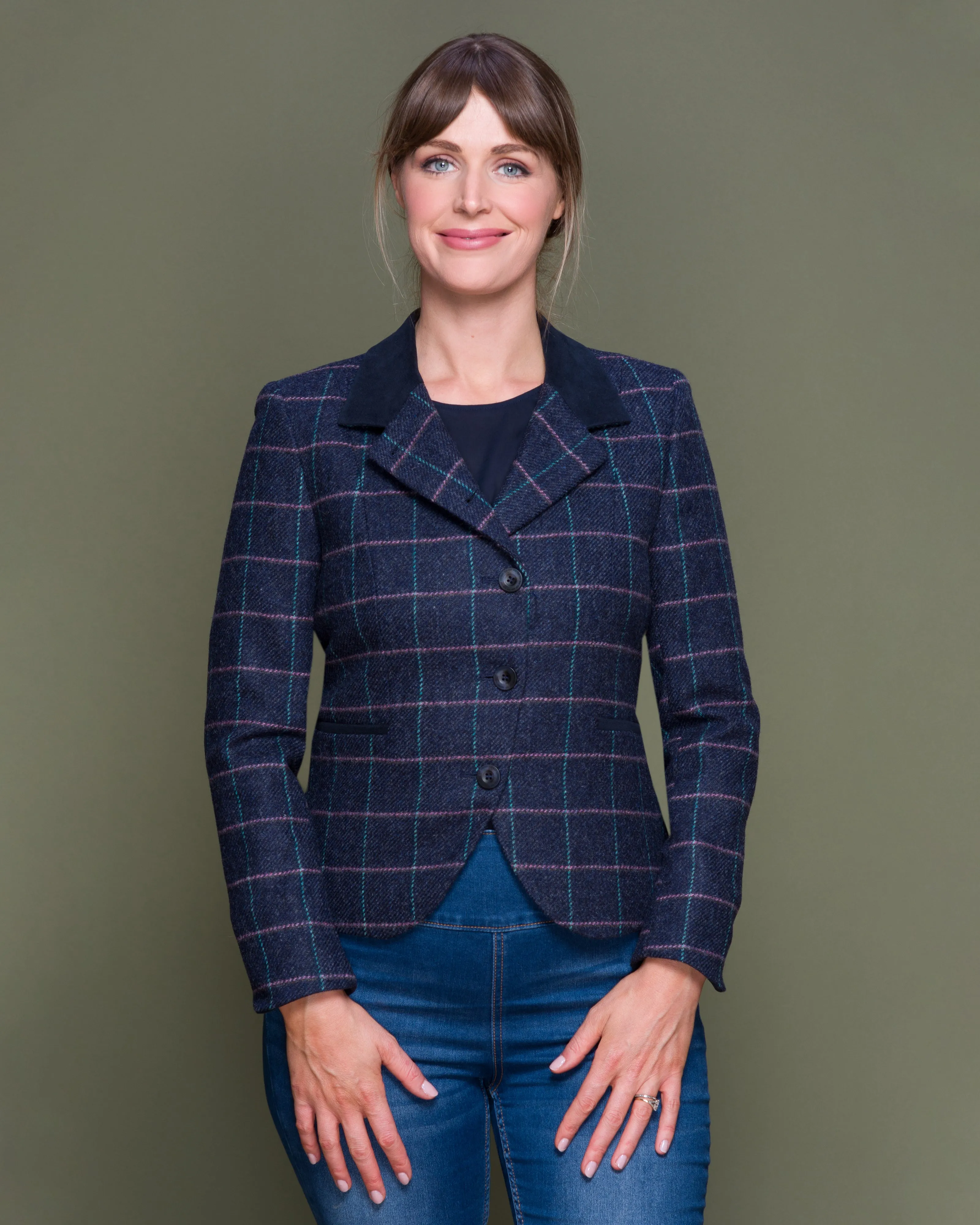 Sasha Tweed Jacket - Navy Dreamer