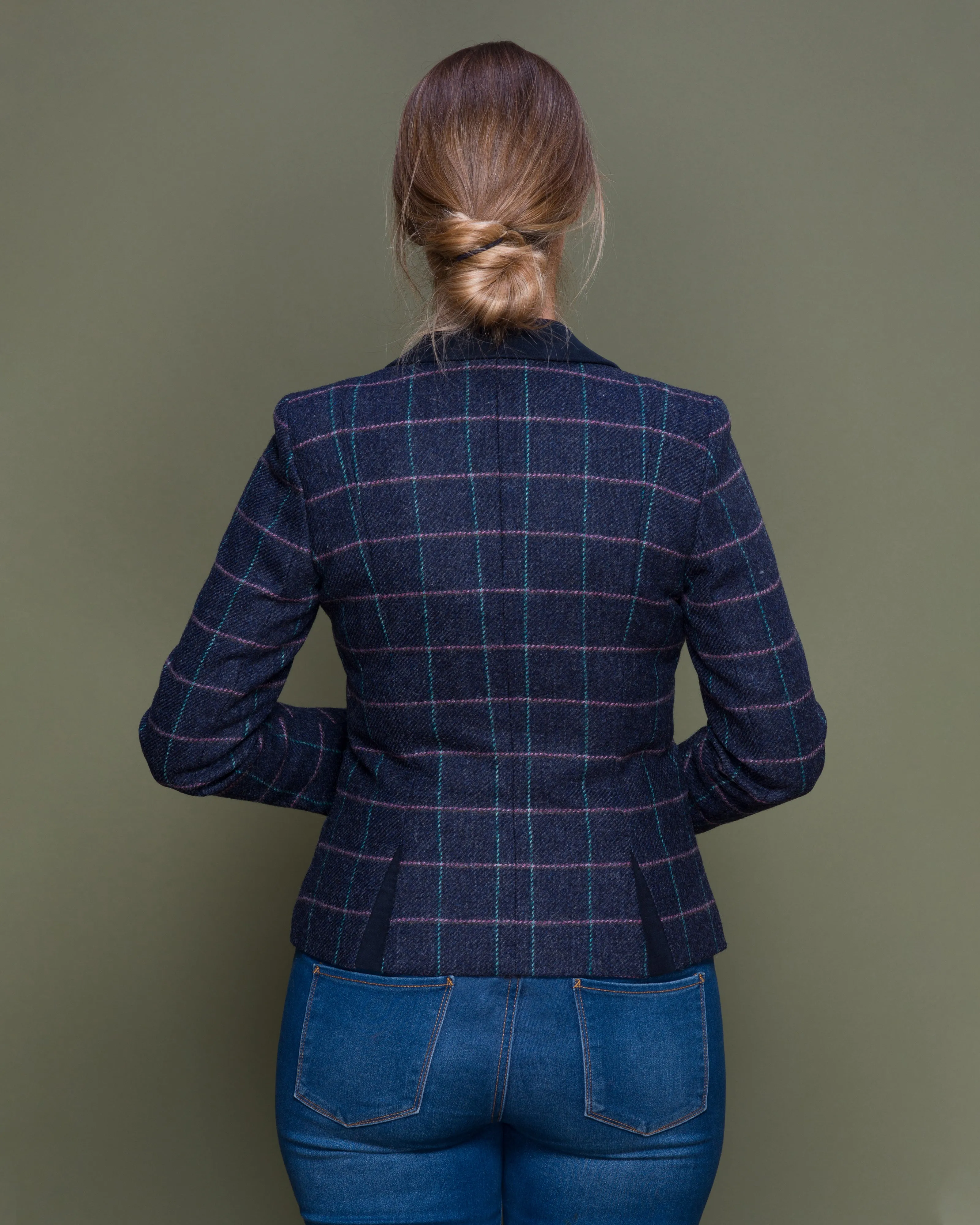 Sasha Tweed Jacket - Navy Dreamer