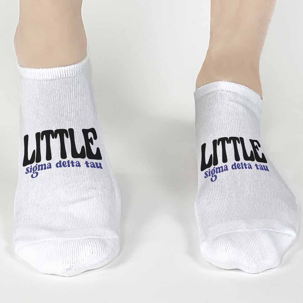 Sigma Delta Tau No Show Socks for Bigs and Littles