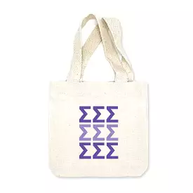 Sigma Sigma Sigma Sorority Greek Letters Mini Tote Gift Bag