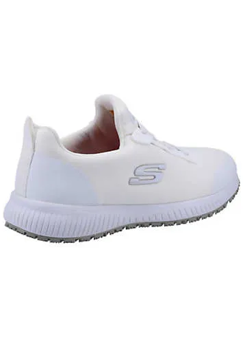 Skechers Ladies White Squad SR Trainers | Grattan