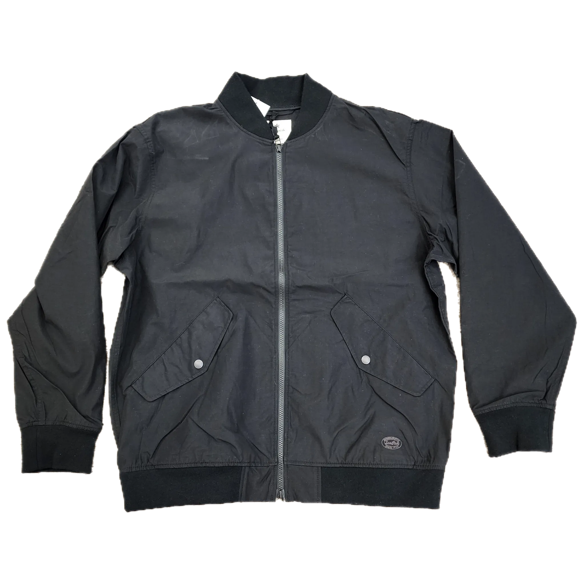 Snow Peak -Black Bomber Jacket -Size Large