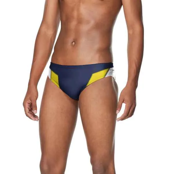 Speedo Edge Splice Brief Team Navy/Light Blue