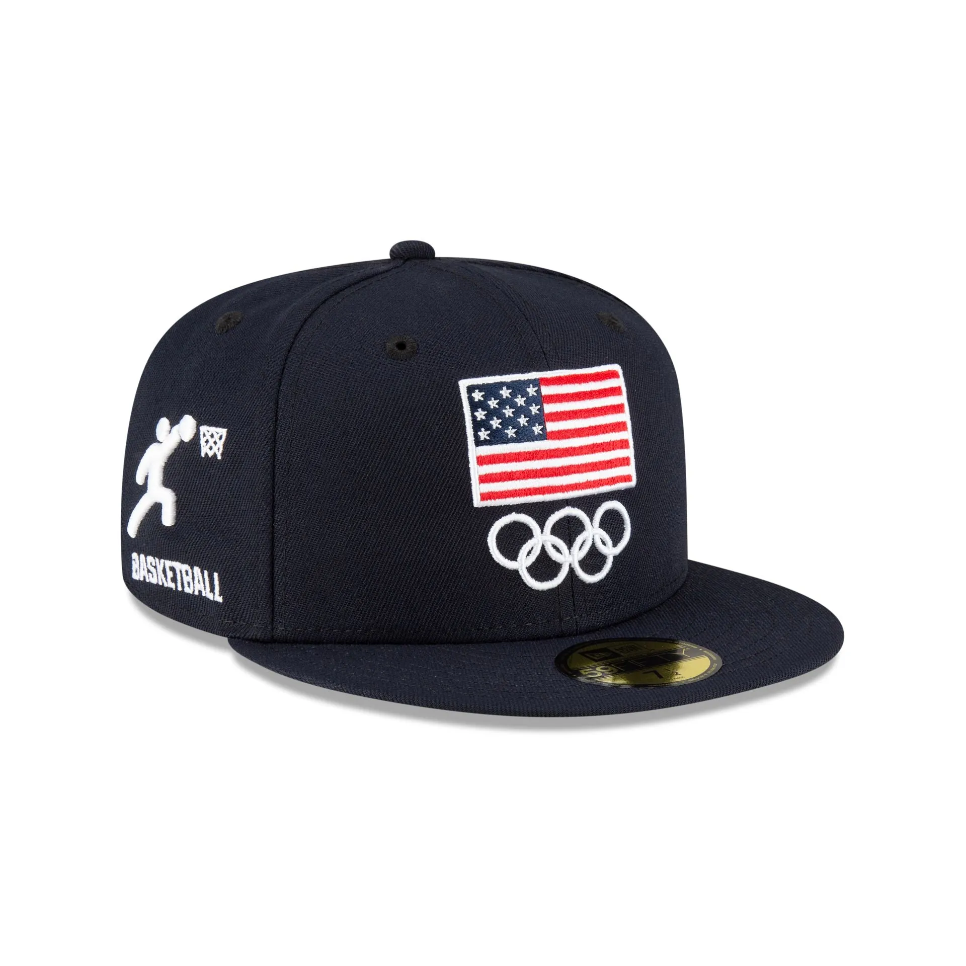 Team USA Basketball Navy 59FIFTY Fitted Hat