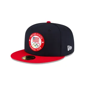 Team USA Navy 59FIFTY Fitted Hat