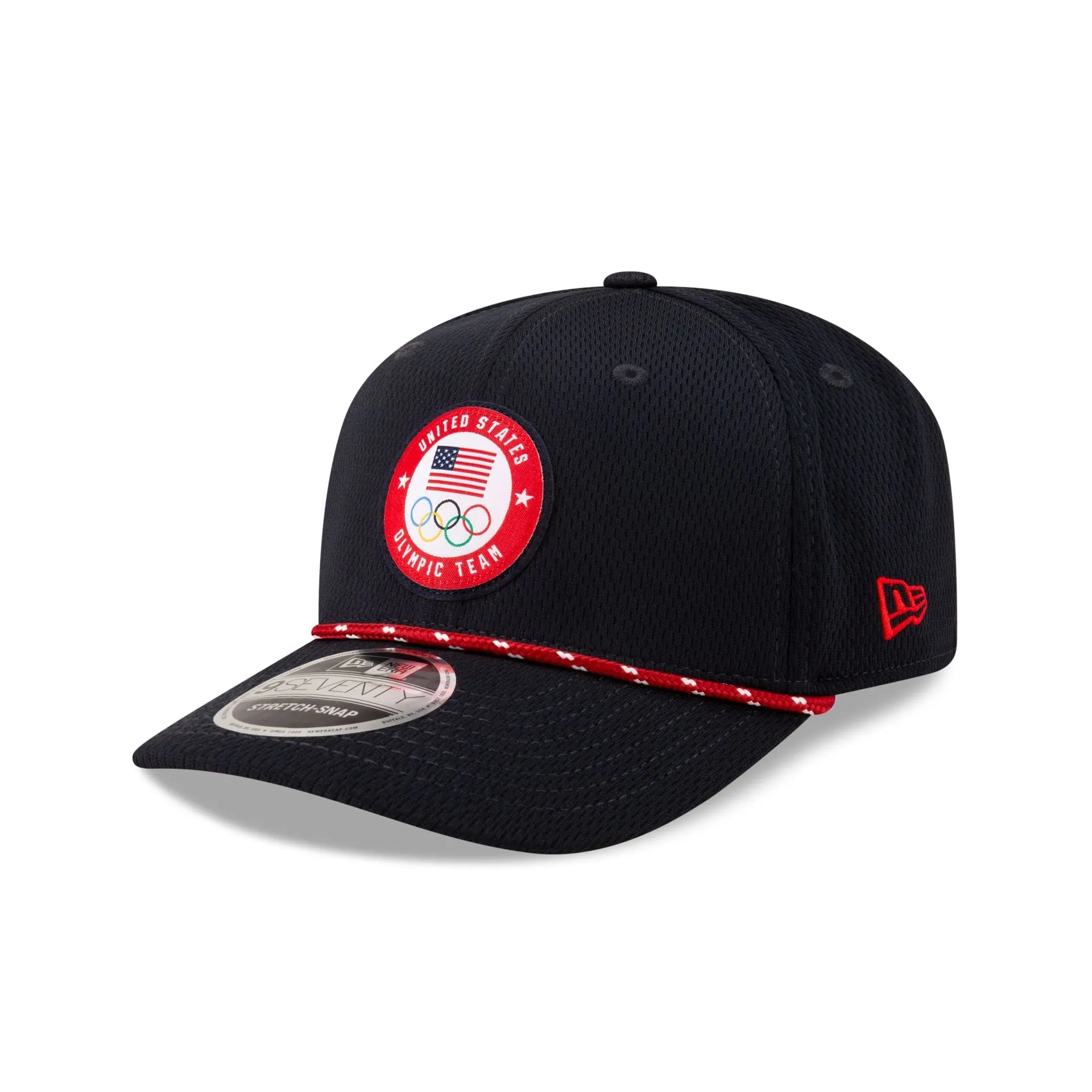 Team USA Olympics Navy 9SEVENTY Stretch-Snap Hat