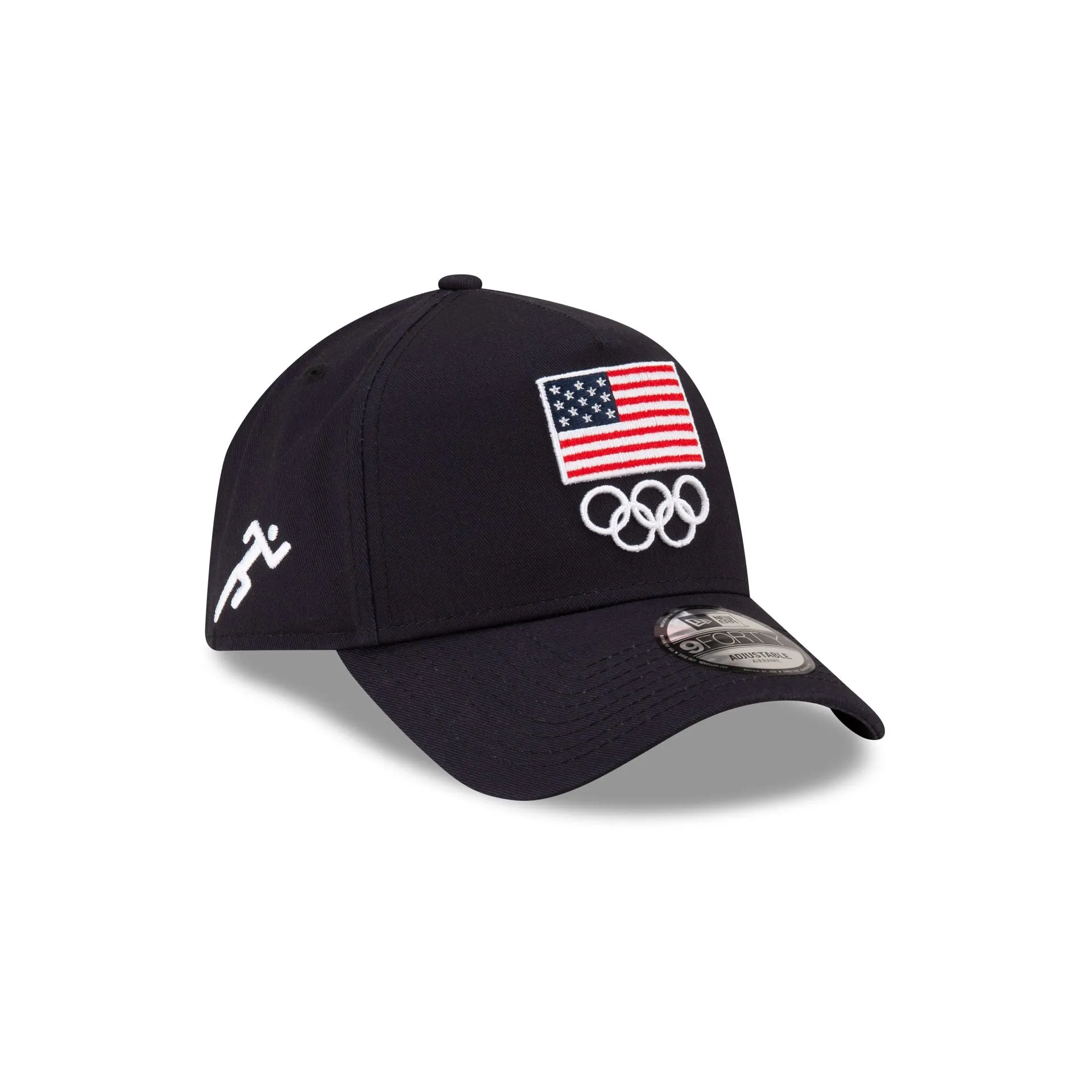 Team USA Track & Field Navy 9FORTY A-Frame Snapback Hat