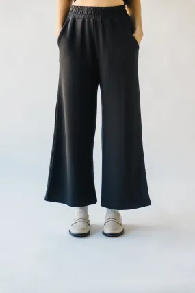 The Ronnie Basic Wide Leg Pant in Black