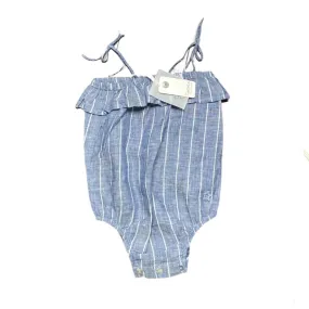 Tocoto Vintage - Blue Striped Romper