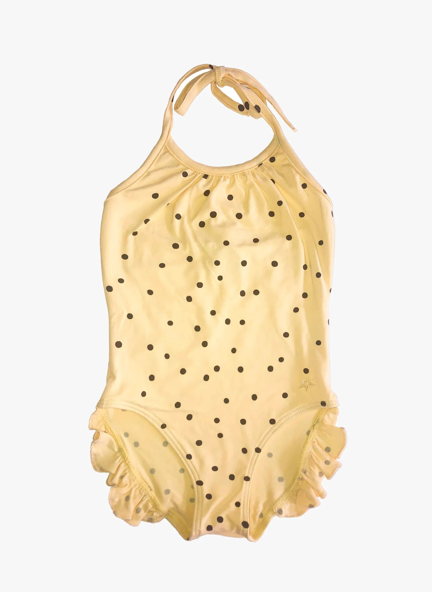 tocoto vintage Dots Swimsuit in Yellow