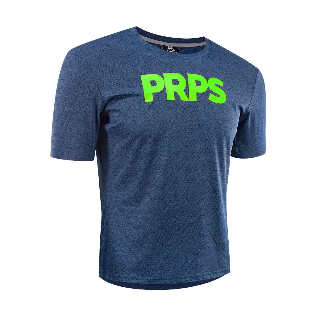 Training & Everyday T-Shirt Navy (Neon Green)