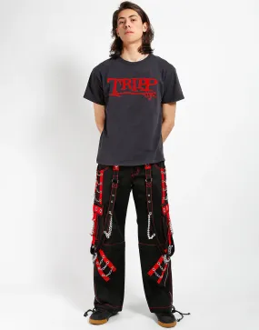 Tripp Rough Dark Street Black/Red Zip-off Pant