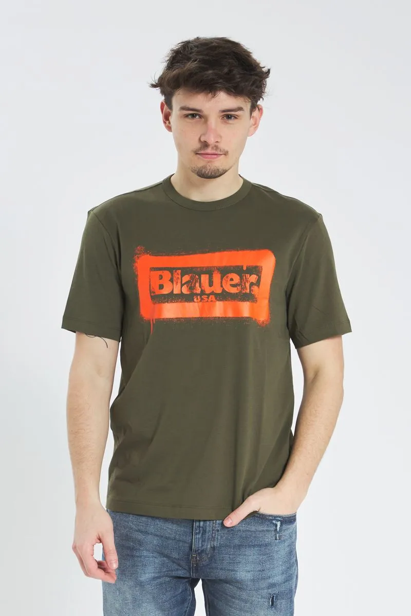 Tshirt Uomo Verde oliva