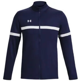 Under Armour Men's Midnight Navy/White Team Knit Warm-Up Full Zip