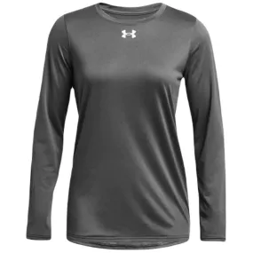 Under Armour Women's Castlerock/White Team Tech Long Sleeve