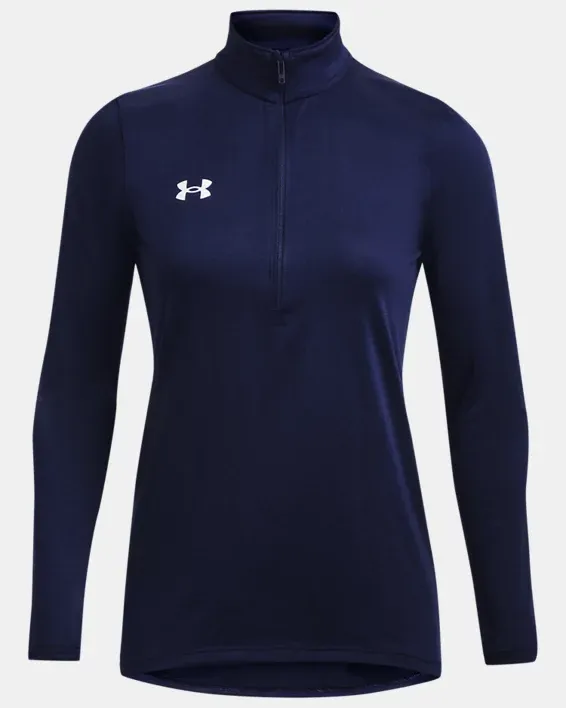 Under Armour Women's Team Tech Long Sleeve 1/2 Zip Top #1376862