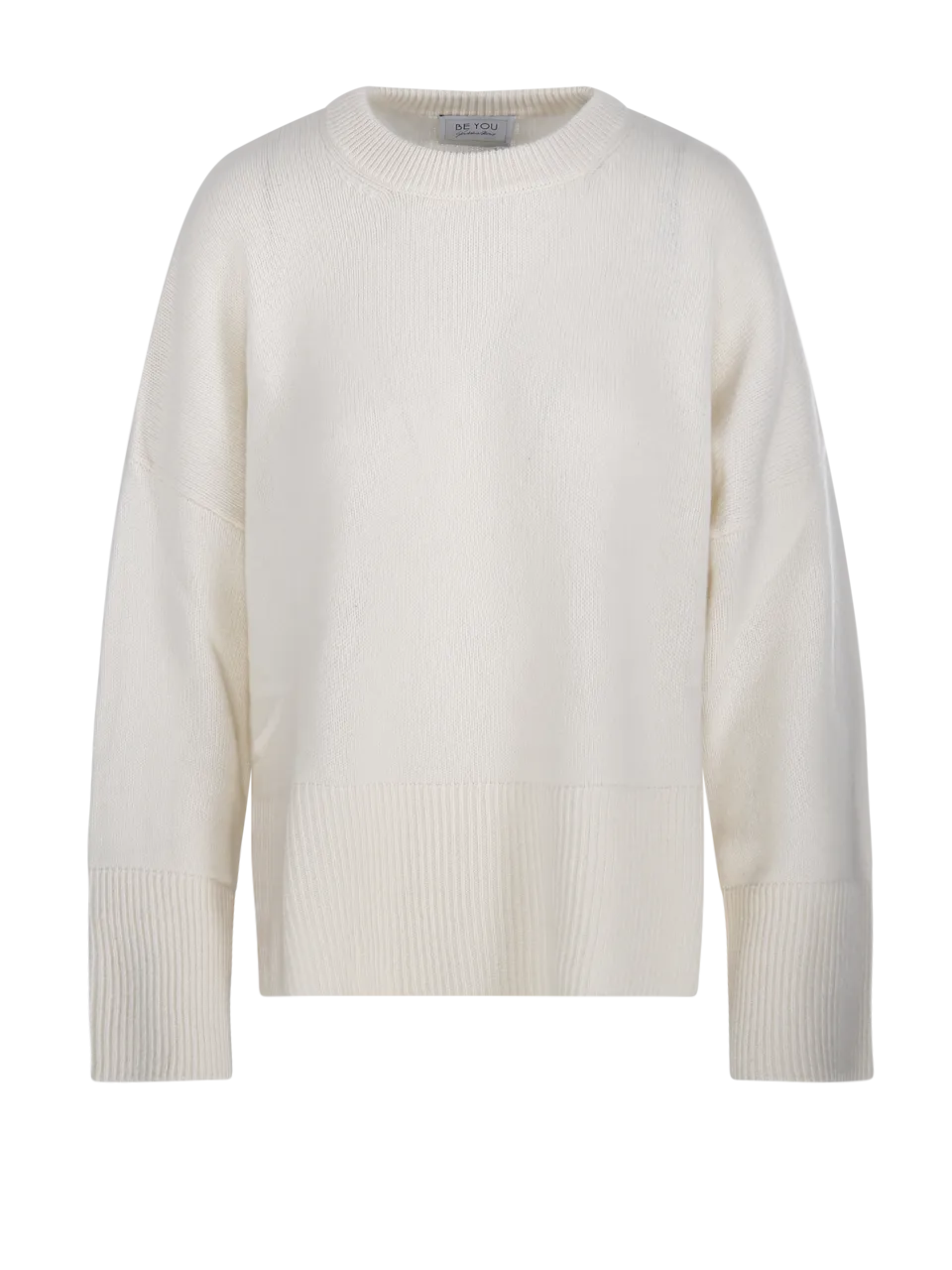 WOMAN BE YOU WHITE CASHMERE LADY36 SWEATER