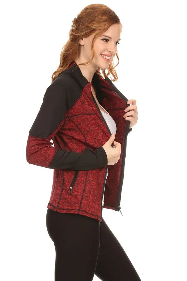 Women's Active Wear Zip Up Jacket