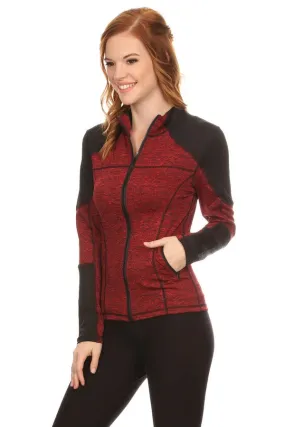 Women's Active Wear Zip Up Jacket