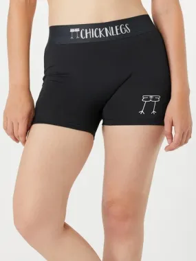 Women's Black 3 Compression Shorts