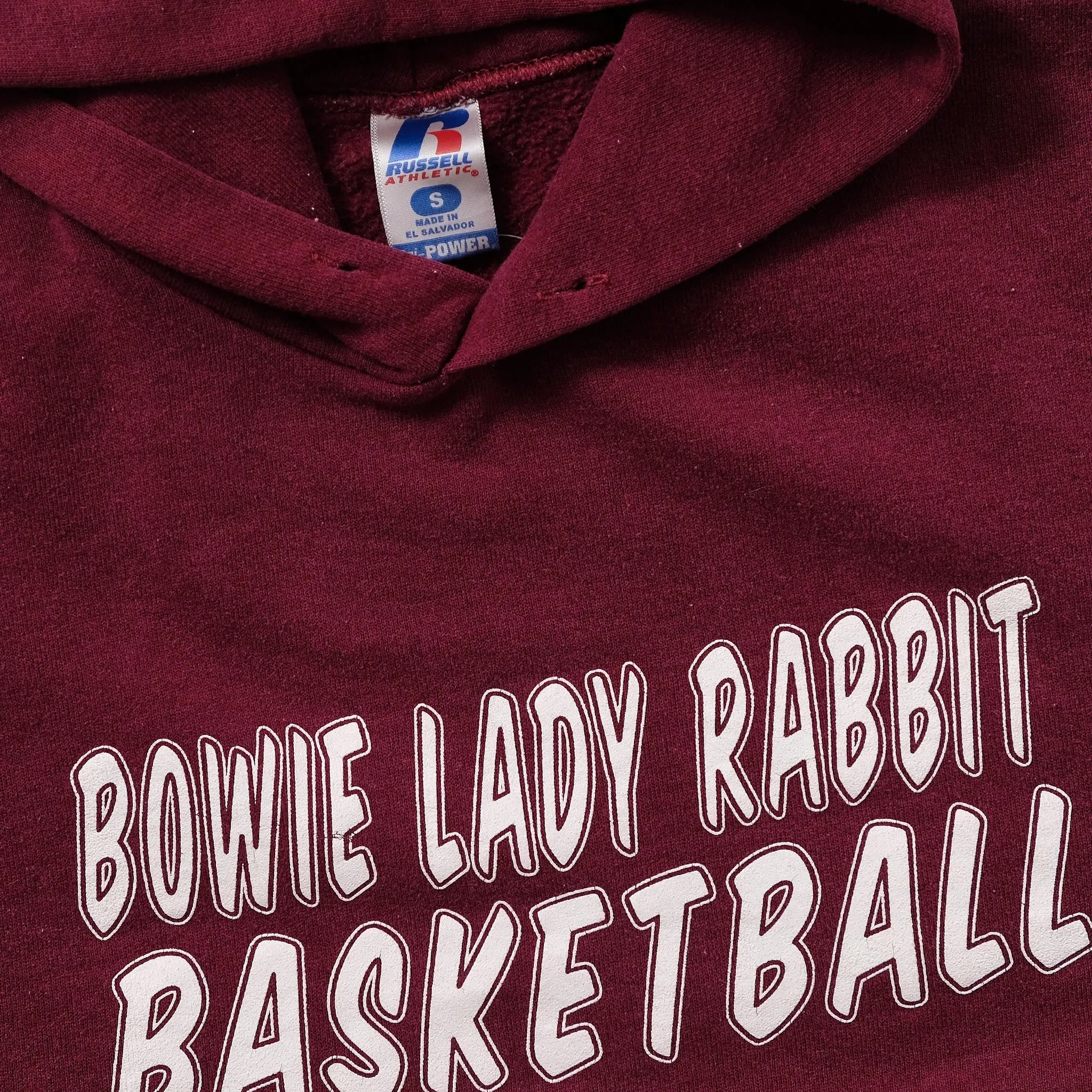 Women's Russell Athletic Bowie Lady Rabbit Hoody Small