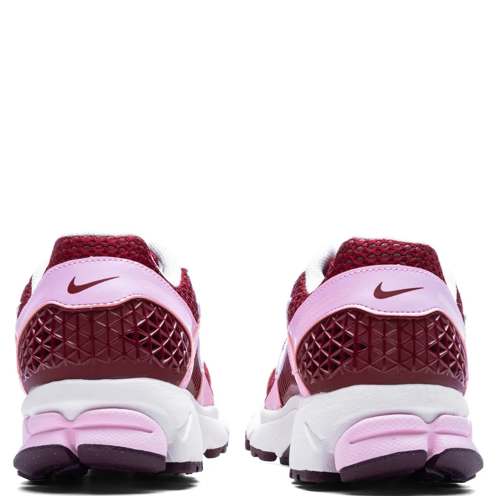 Women's Zoom Vomero 5 - Pink Foam /Team Red/Burgundy Crush