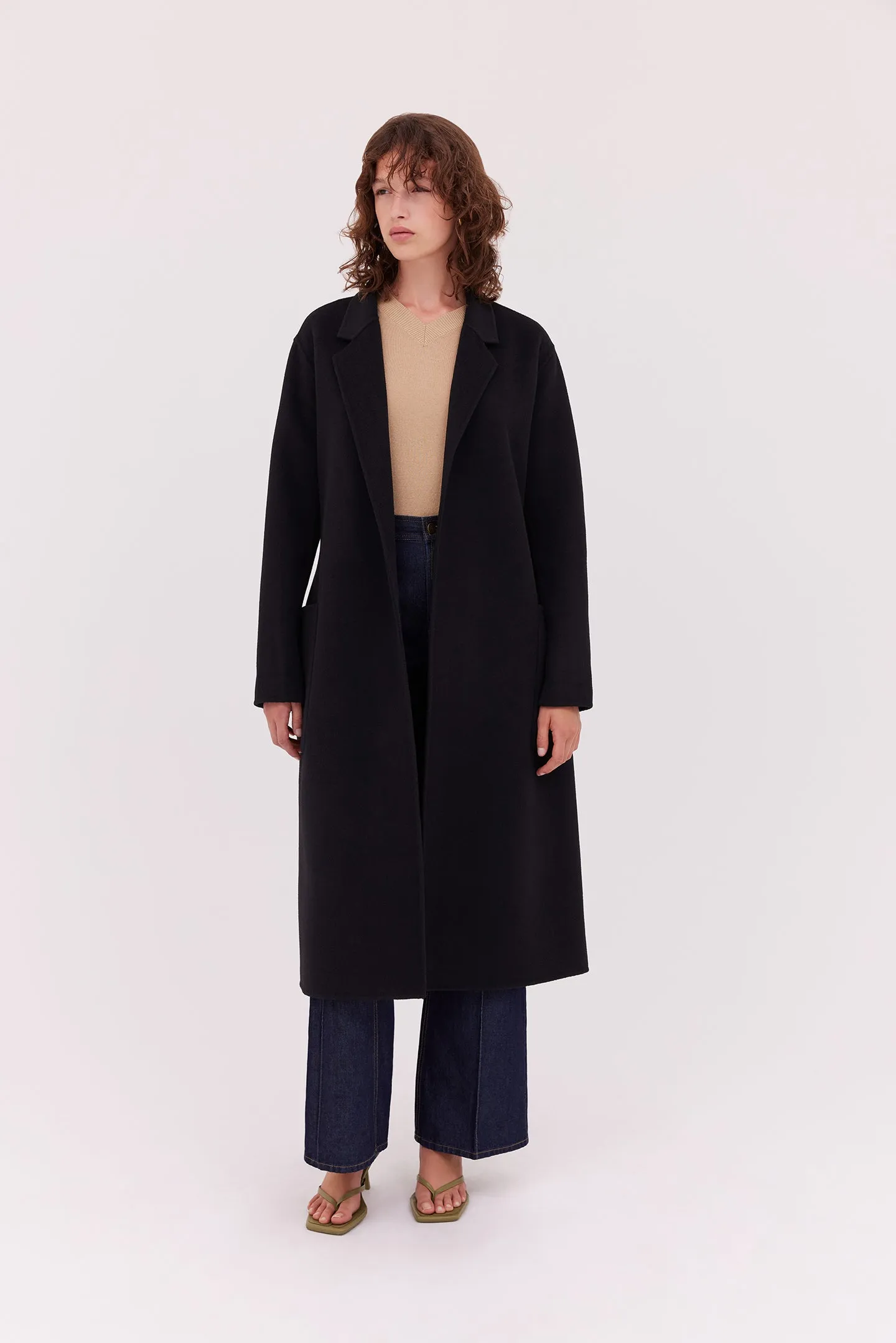 Wool Wrap Coat