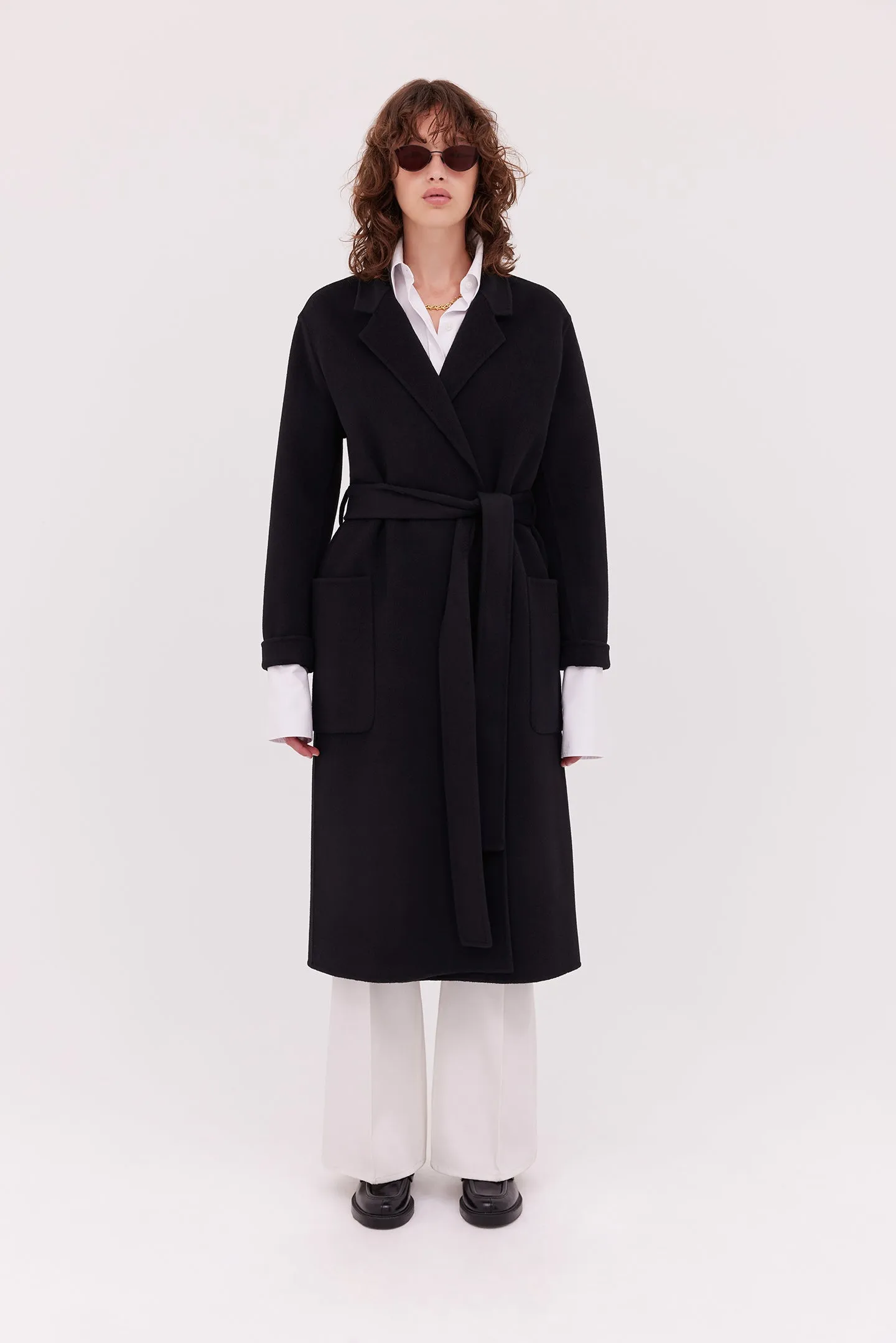 Wool Wrap Coat