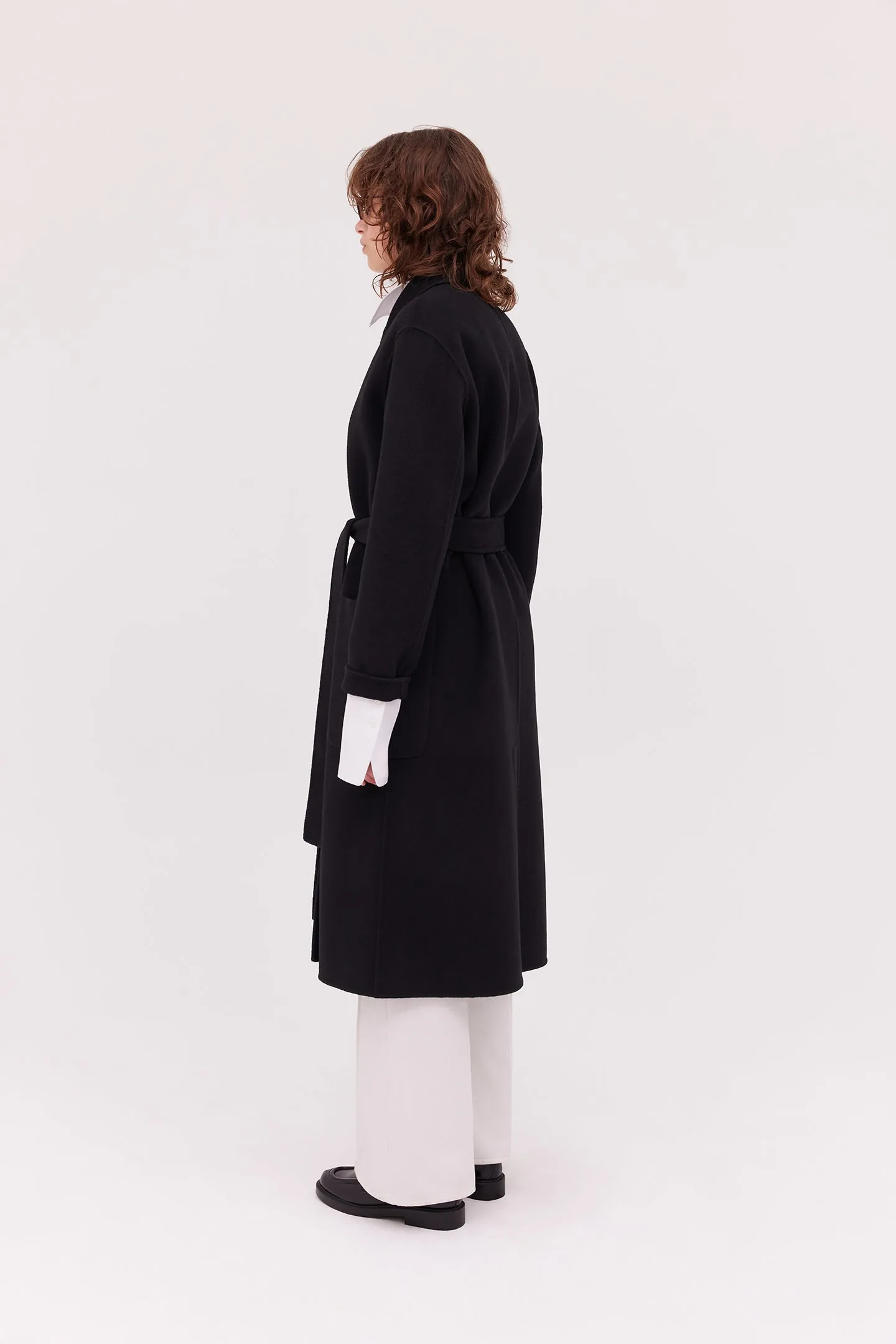 Wool Wrap Coat